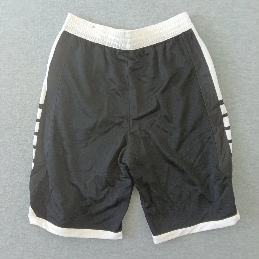 Nike Boys XL Dri-FIT Basketball Shorts Black White Athletic Elite Mesh New